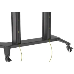 Stojak mobilny pojedynczy DIGITUS z półką i uchwytem na kamerę 1xLCD max.