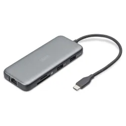 Stacja dokująca DIGITUS USB Typ C 7-portów HDMI 4K/60Hz PD 3.0