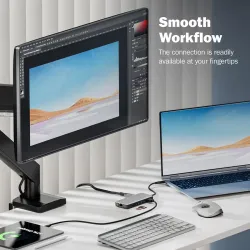 Stacja dokująca DIGITUS USB Typ C 7-portów HDMI 4K/60Hz PD 3.0