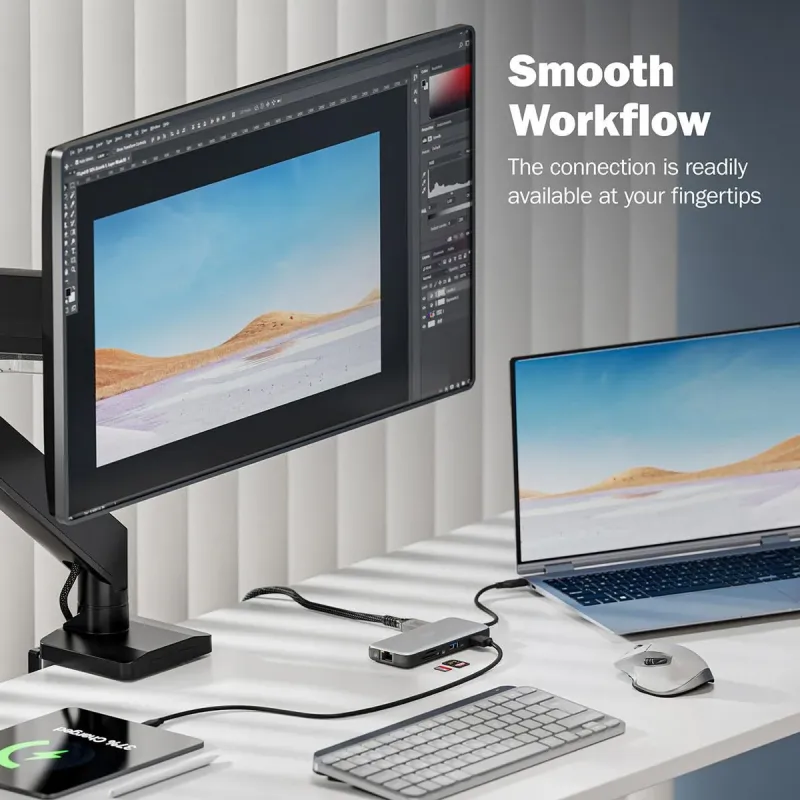 Stacja dokująca DIGITUS USB Typ C 7-portów HDMI 4K/60Hz PD 3.0