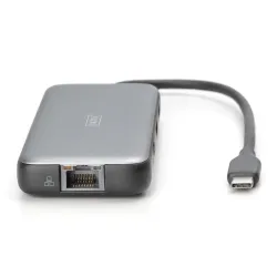 Stacja dokująca DIGITUS USB Typ C 8-portów 2x HDMI | PartsPC.pl