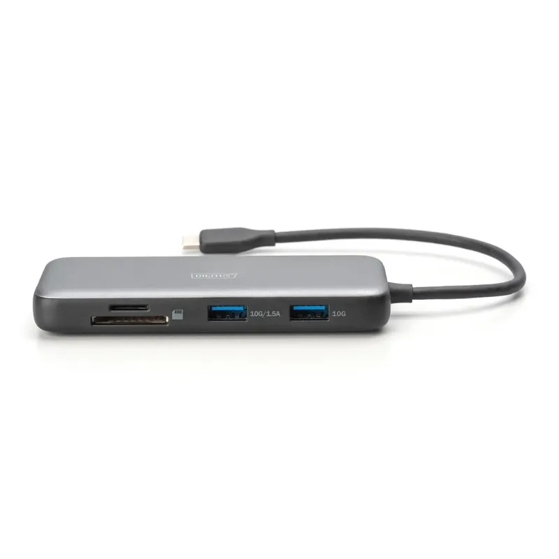 Stacja dokująca DIGITUS USB Typ C 8-portów 2x HDMI | PartsPC.pl