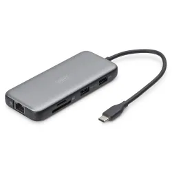 Stacja dokująca DIGITUS USB Typ C 8-portów 2x HDMI | PartsPC.pl