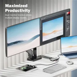 Stacja dokująca DIGITUS USB Typ C 8-portów 2x HDMI | PartsPC.pl