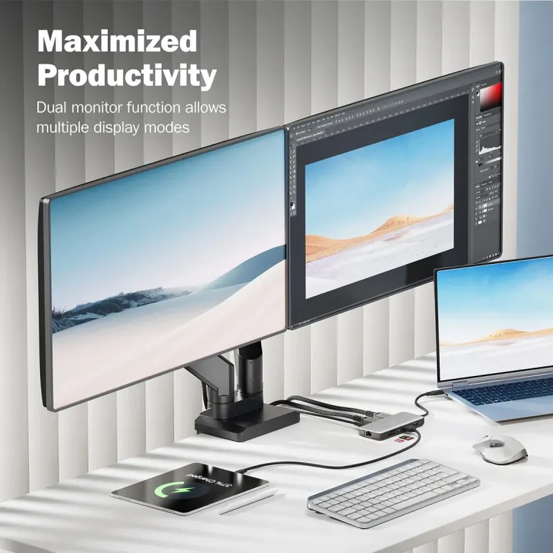 Stacja dokująca DIGITUS USB Typ C 8-portów 2x HDMI | PartsPC.pl