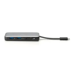 Stacja dokująca podróżna DIGITUS USB Typ C 7-portów HDMI 4K/60Hz PD 3.0