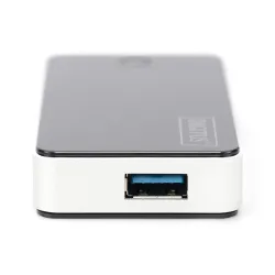 Hub USB DIGITUS DA-70231 4xUSB 3.0 aktywny czarny