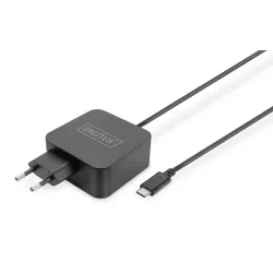 Ładowarka sieciowa DIGITUS zasilacz 1x USB-C PD 3.0 max. 65W zintegrowany