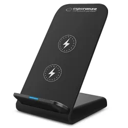 Stojak biurkowy do telefonu z ładowarką bezprzewodową 15W Esperanza PHOTON