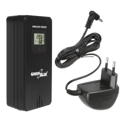 Stacja pogodowa bezprzewodowa GreenBlue GB540N, kolorowa, z systemem DCF,