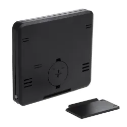 Termometr higrometr z funkcją zegara GreenBlue GB384B czarny