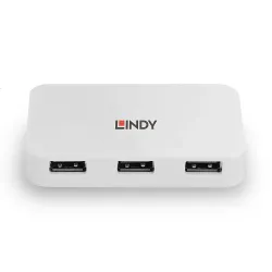 Hub USB 3.0 LINDY 4 Ports Type A to B biały