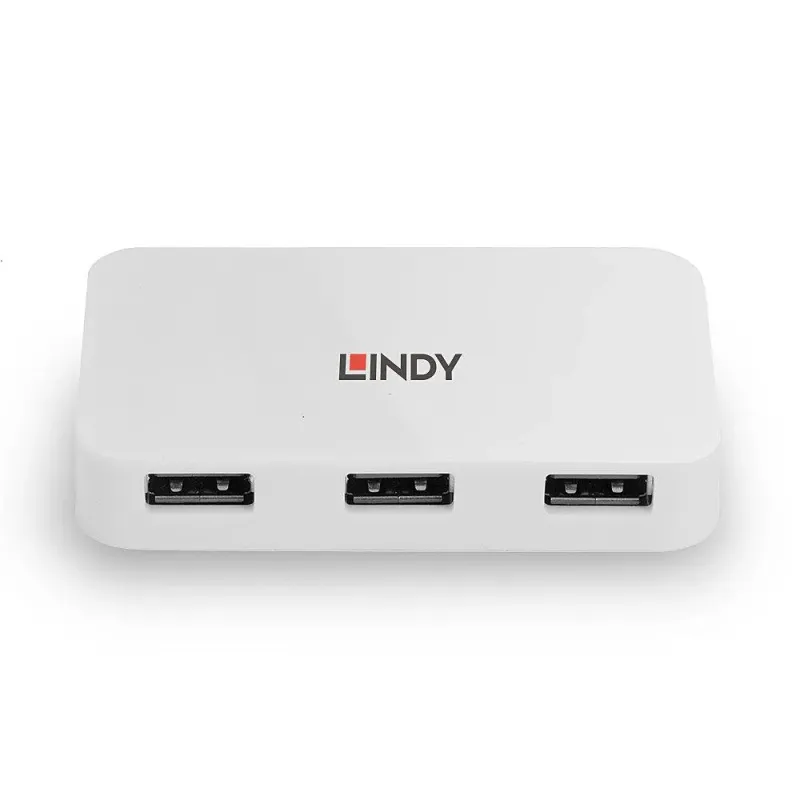 Hub USB 3.0 LINDY 4 Ports Type A to B biały