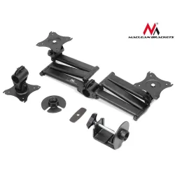 Uchwyt biurkowy na 3 monitory Maclean MC-691 13-27" 8kgx3 czarny podwójne