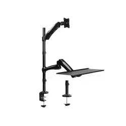 Uchwyt do monitora oraz klawiatury Maclean MC-681 13-27" 9kg czarny max