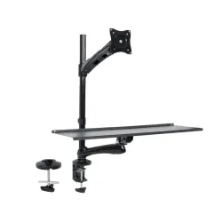 Uchwyt do monitora oraz klawiatury Maclean MC-681 13-27" 9kg czarny max