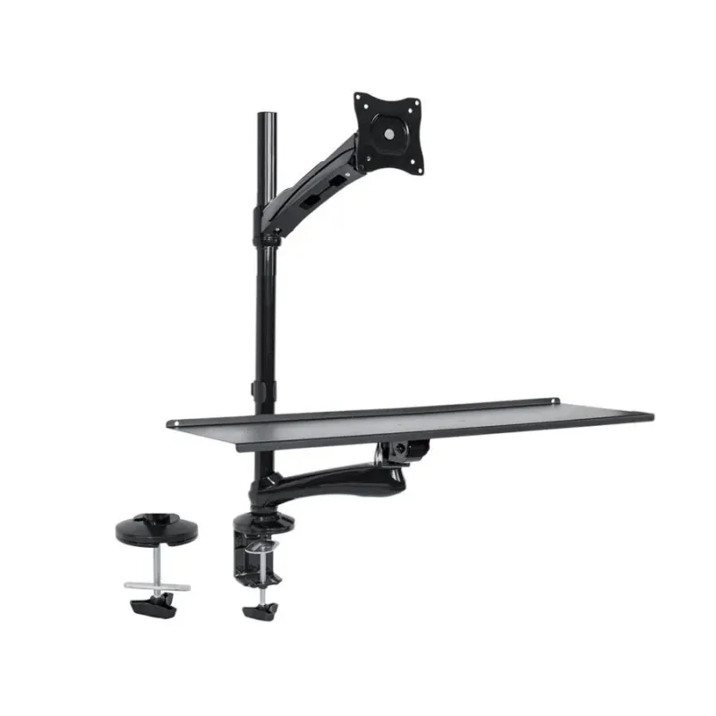 Uchwyt do monitora oraz klawiatury Maclean MC-681 13-27" 9kg czarny max