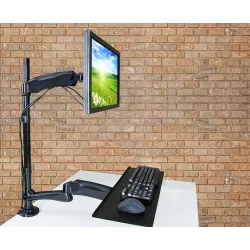 Uchwyt do monitora oraz klawiatury Maclean MC-681 13-27" 9kg czarny max