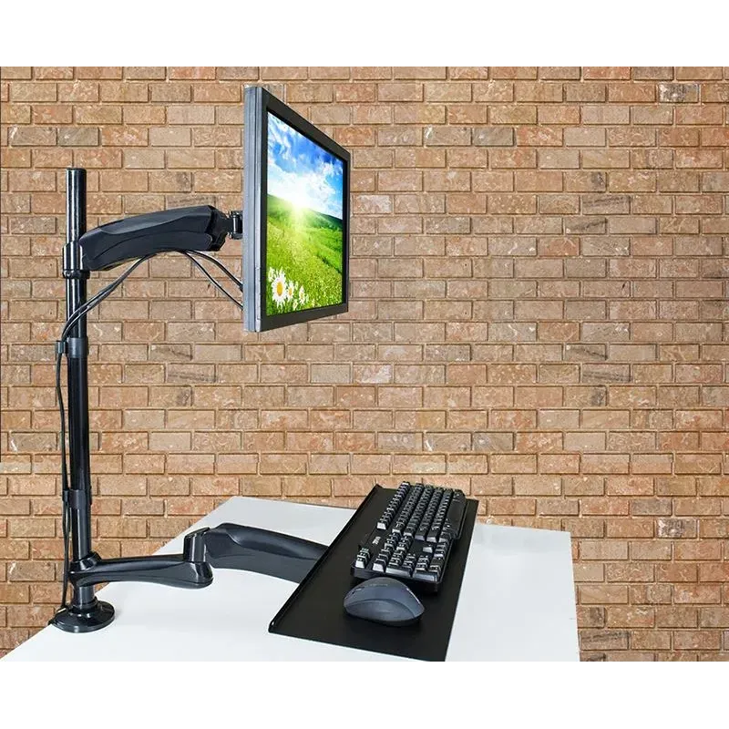 Uchwyt do monitora oraz klawiatury Maclean MC-681 13-27" 9kg czarny max