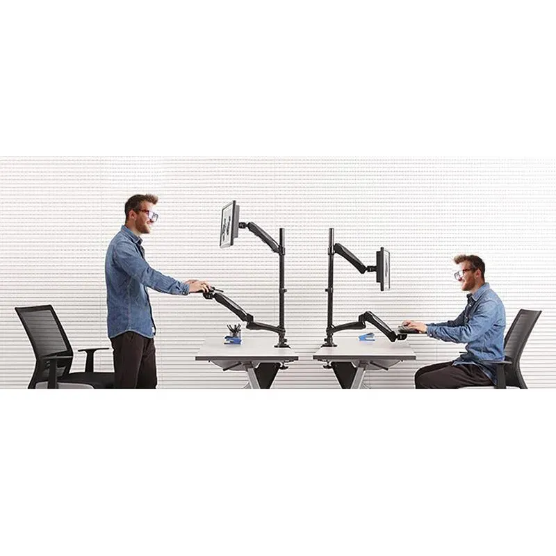 Uchwyt do monitora oraz klawiatury Maclean MC-681 13-27" 9kg czarny max