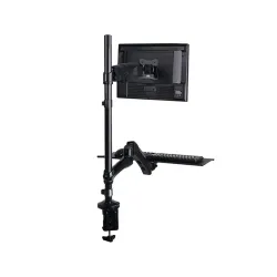 Uchwyt do monitora oraz klawiatury Maclean MC-681 13-27" 9kg czarny max