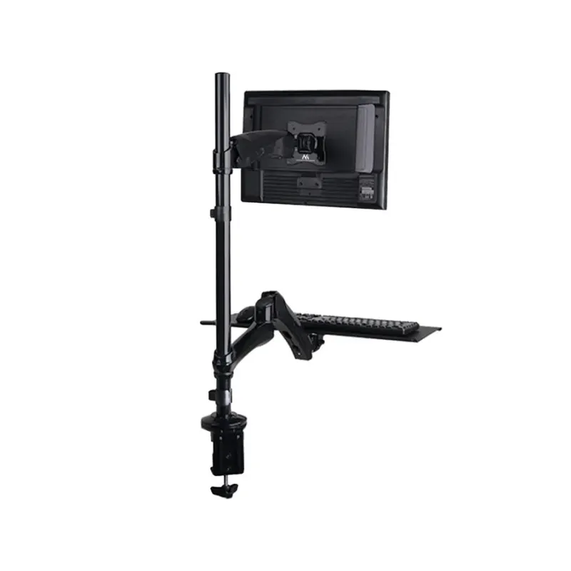Uchwyt do monitora oraz klawiatury Maclean MC-681 13-27" 9kg czarny max