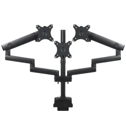 Uchwyt biurkowy na 3 monitory Maclean MC-811 17-27" 3x7kg vesa 75x75 oraz