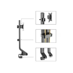 Uchwyt biurkowy do monitora Maclean MC-853 17"-32" 8kg