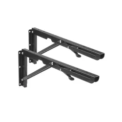 Uchwyt składany półki ściennej Maclean MC-876 w kolorze czarnym