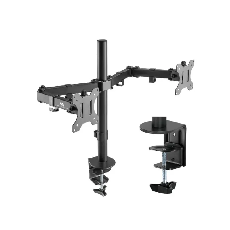 Uchwyt biurkowy na 2 monitory Maclean MC-884 17-32" 2x 8kg (max 16kg) VESA