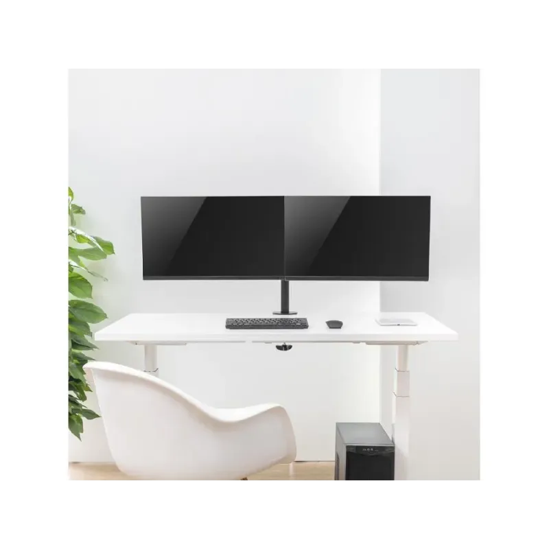 Uchwyt biurkowy na 2 monitory Maclean MC-884 17-32" 2x 8kg (max 16kg) VESA