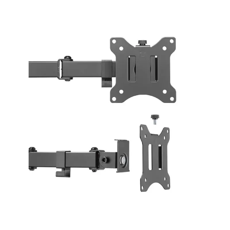 Uchwyt biurkowy na 2 monitory Maclean MC-884 17-32" 2x 8kg (max 16kg) VESA