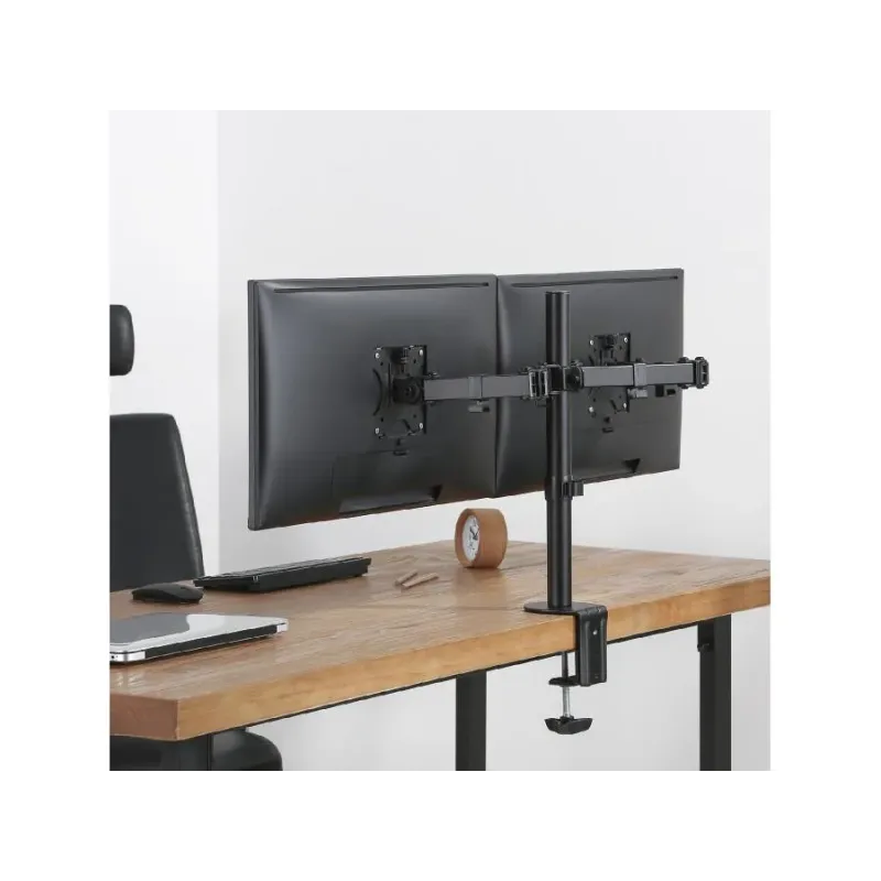 Uchwyt biurkowy na 2 monitory Maclean MC-884 17-32" 2x 8kg (max 16kg) VESA