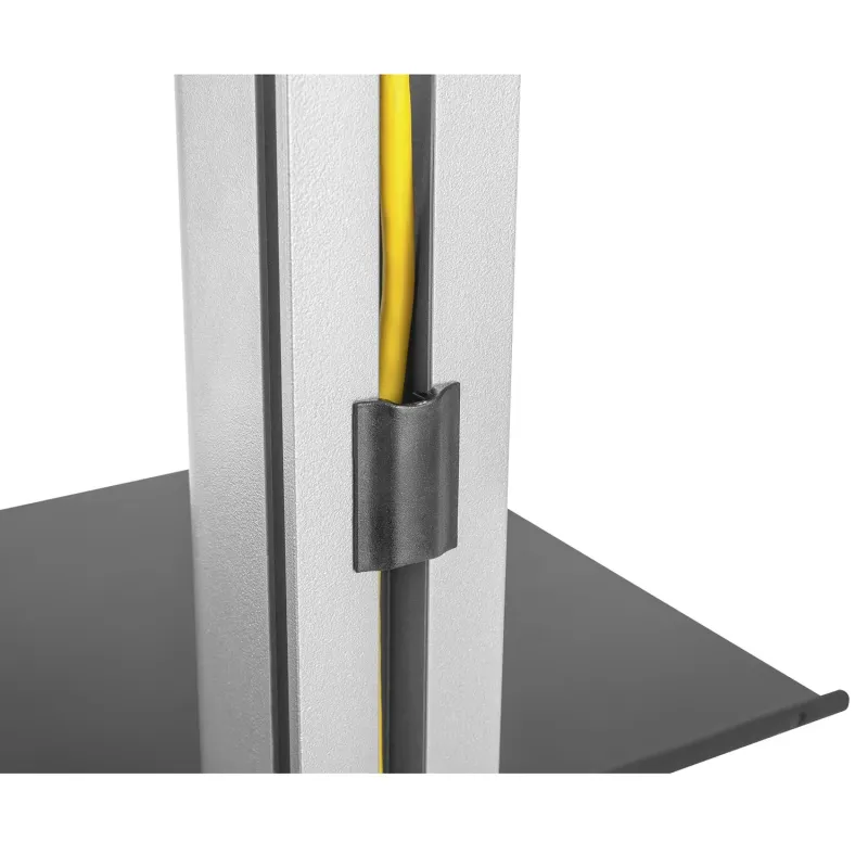 Uchwyt TV teleskopowy, sufitowo-podłogowy z półką... | PartsPC.pl