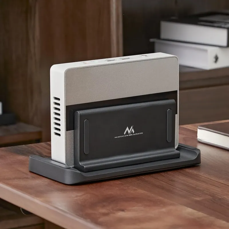 Uchwyt do terminala Thin-Client / mini PC Maclean MC-454 czarny pasuje do