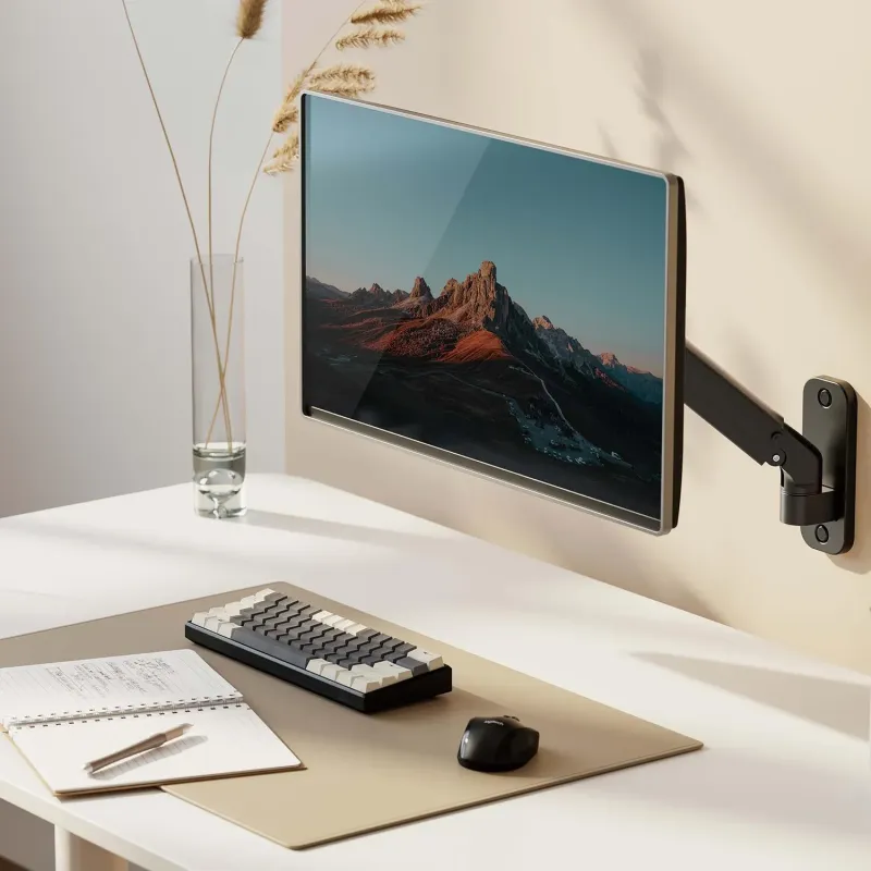 Uchwyt ścienny monitora Maclean MC-458 17-27'' 7kg max sprężyna gazowa