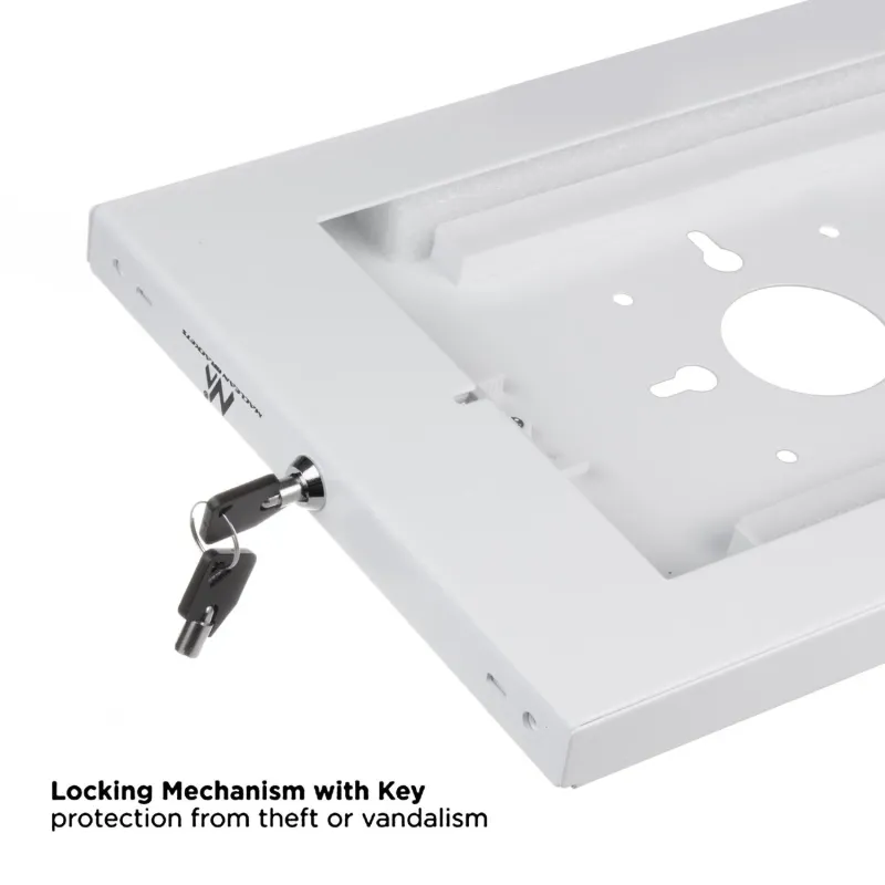Uchwyt reklamowy do tabletu Maclean MC-474W, ścienny z blokadą, 9.7"-11",