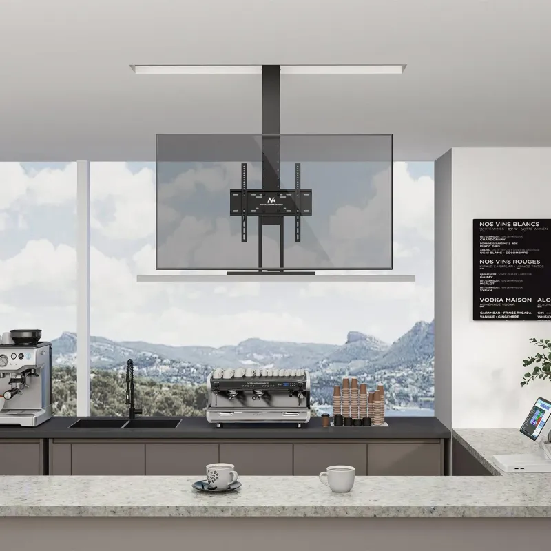 Uchwyt sufitowy do telewizora Maclean MC-976, elektryczny, wysuwany