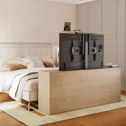 Uchwyt do telewizora Maclean MC-866T, elektryczny, wysuwany, TUYA,