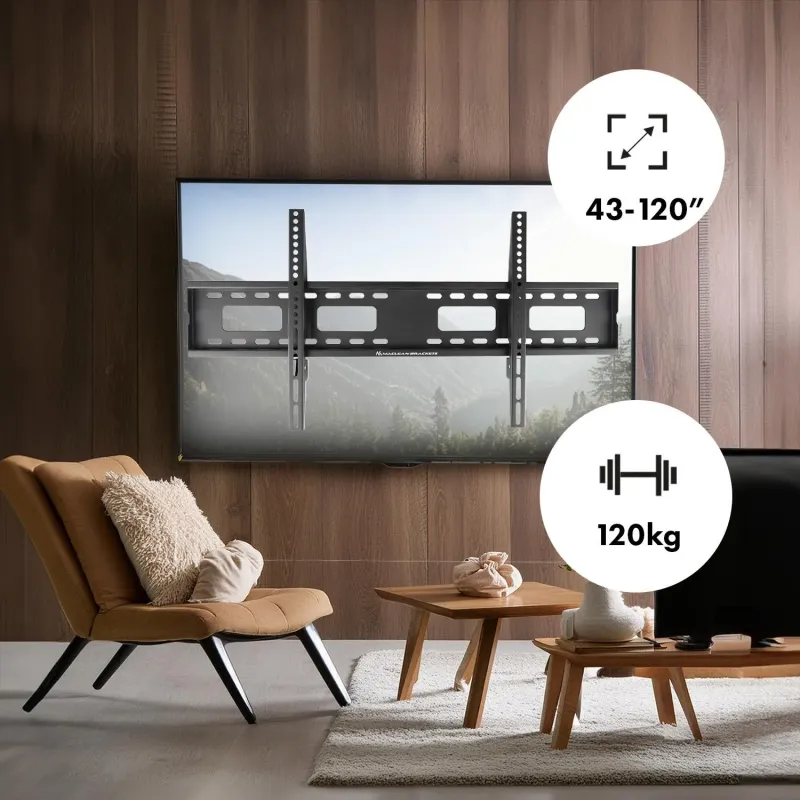Uchwyt do TV Maclean MC-420, max VESA 800x400, 43-120", 120kg