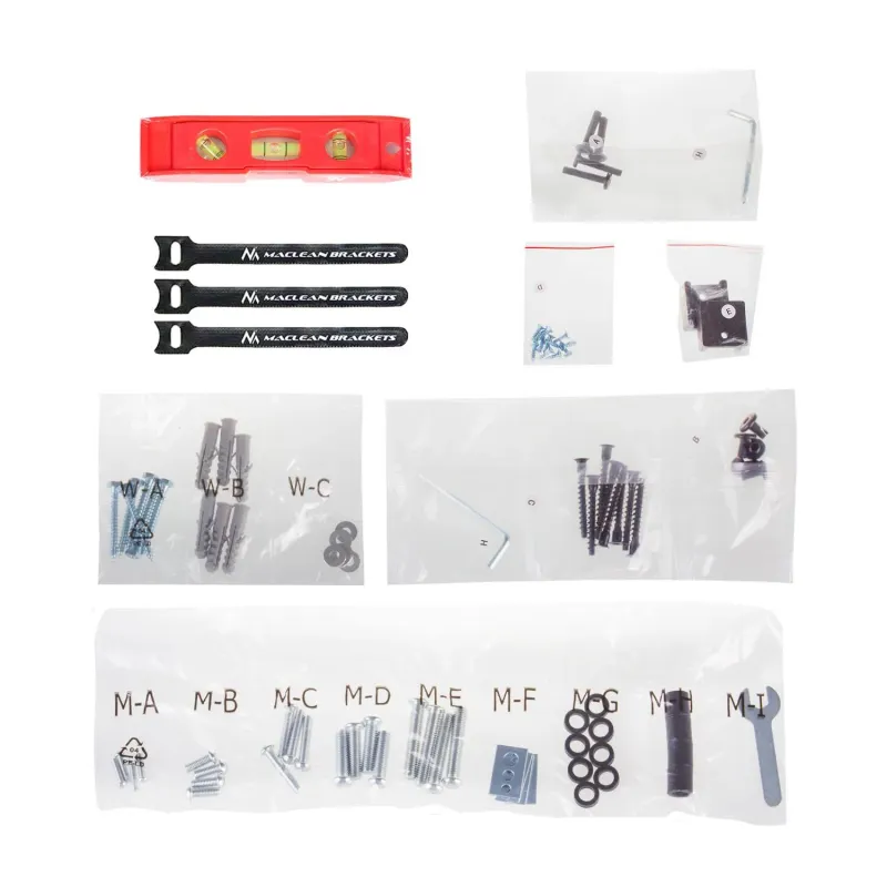 Uchwyt do TV Maclean MC-423, max VESA 800x600, 43-100", 80kg, reg.kąta w