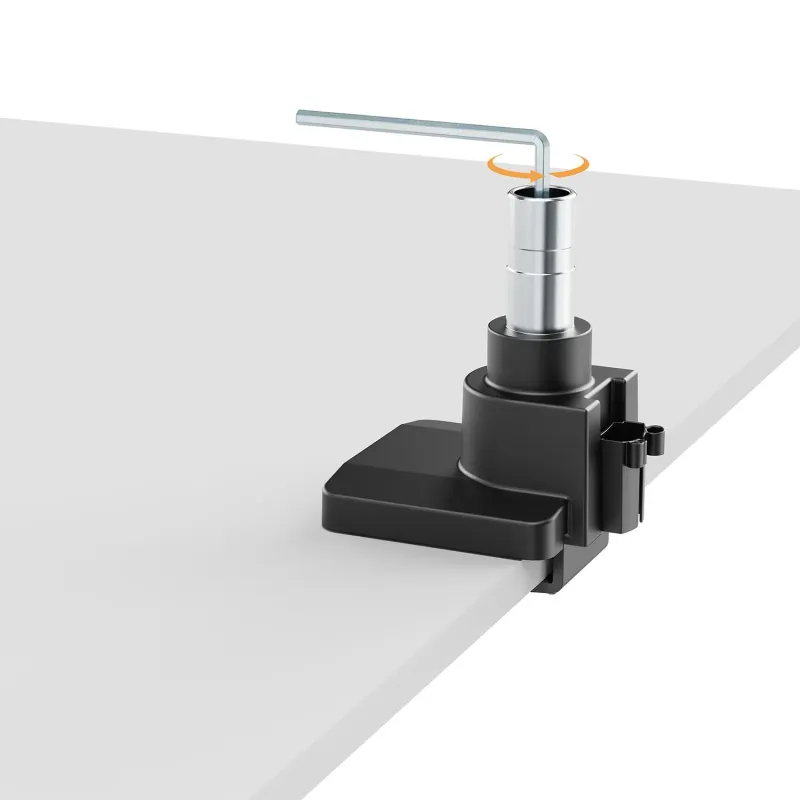 Uchwyt do monitora Maclean MC-968, podwójne ramię, ze sprężyną gazową,