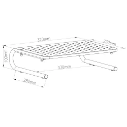 Podstawka pod monitor / laptop Maclean MC-948, 13-32"