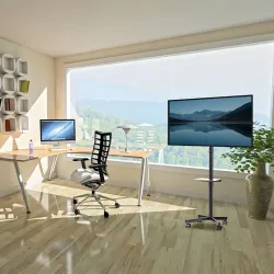 Stand wózek do TV Maclean MC-949, profesjonalny,32-55", na kółkach, max.