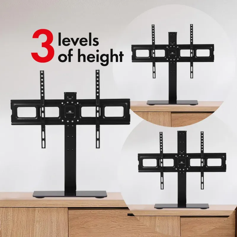 Stojak do TV uniwersalny Maclean MC-386, na szafkę RTV, | PartsPC.pl