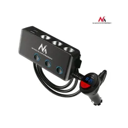 Rozdzielacz gniazda zapalniczki samochodowej Maclean MCE218 3 gniazda