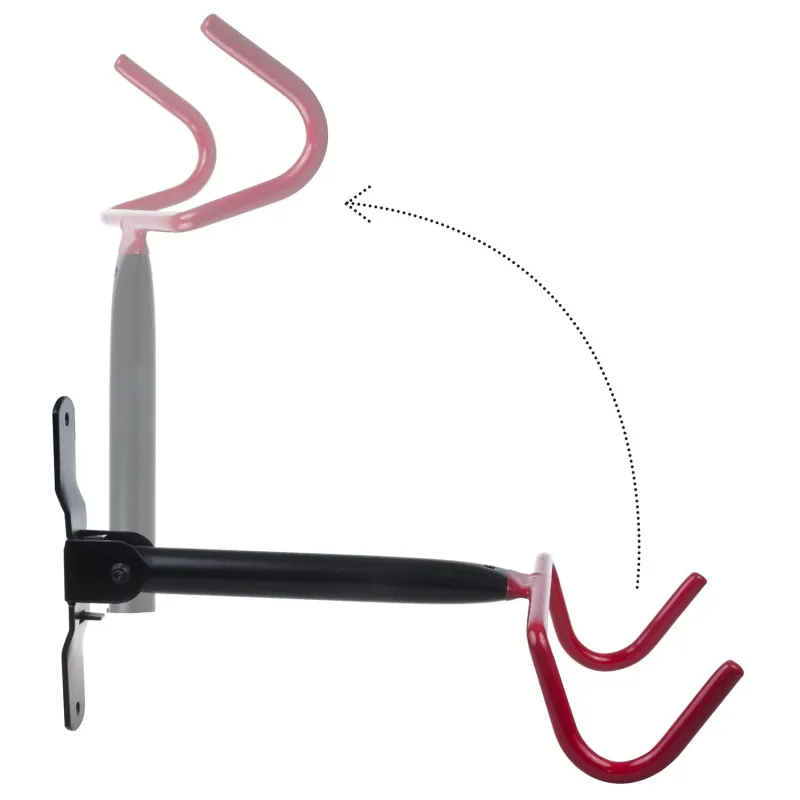 Uchwyt wieszak rowerowy ścienny Maclean MC-430 poziomy stal max. obciążenie