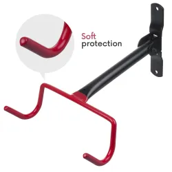 Uchwyt wieszak rowerowy ścienny Maclean MC-430 poziomy stal max. obciążenie