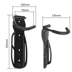 Uchwyt wieszak rowerowy ścienny Maclean MC-432 pionowy stal max. obciążenie