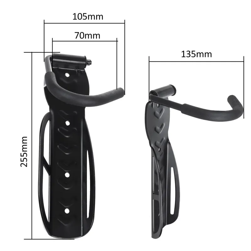 Uchwyt wieszak rowerowy ścienny Maclean MC-432 pionowy stal max. obciążenie